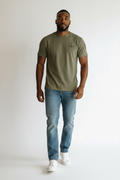 183d Airlift Squadron Sublimated Triblend Shirt – OD Green