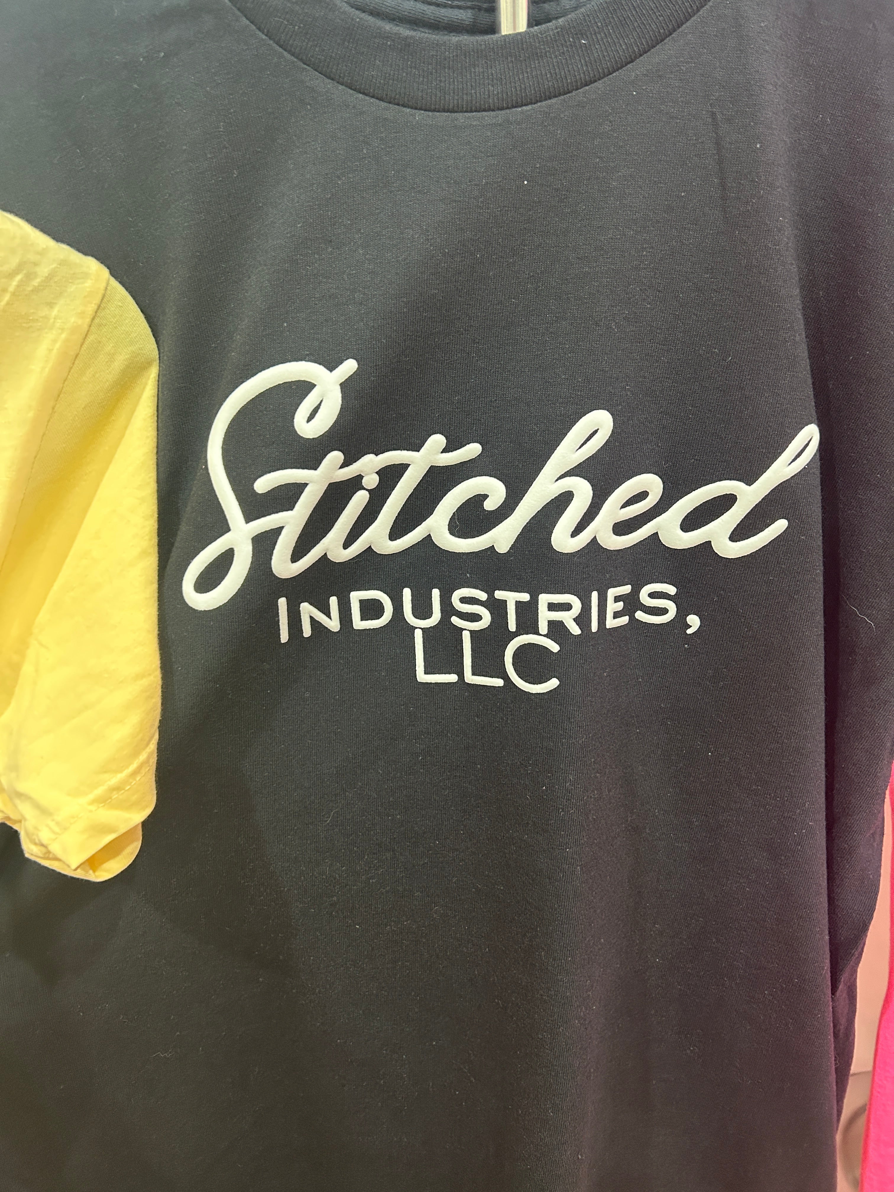 Stitched Puff Print Shirt - Gildan